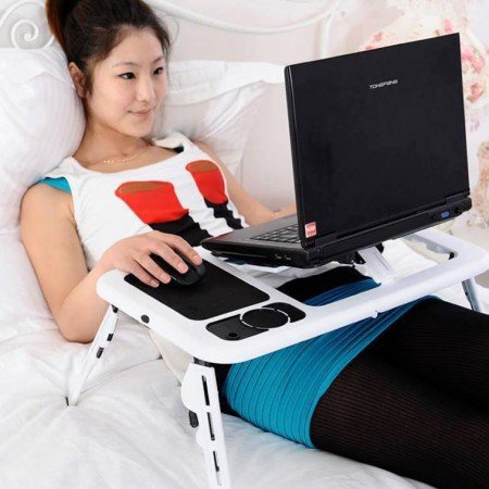 Multi-functional Laptop Table With Cooling Fan