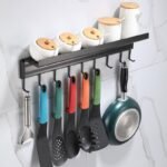 Kitchen Hanging Rack with Hooks - Image 3